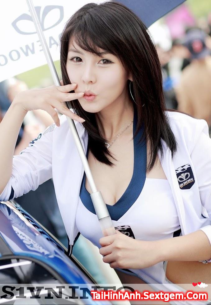 girl xinh hàn quốc khỏa da trắng vú to